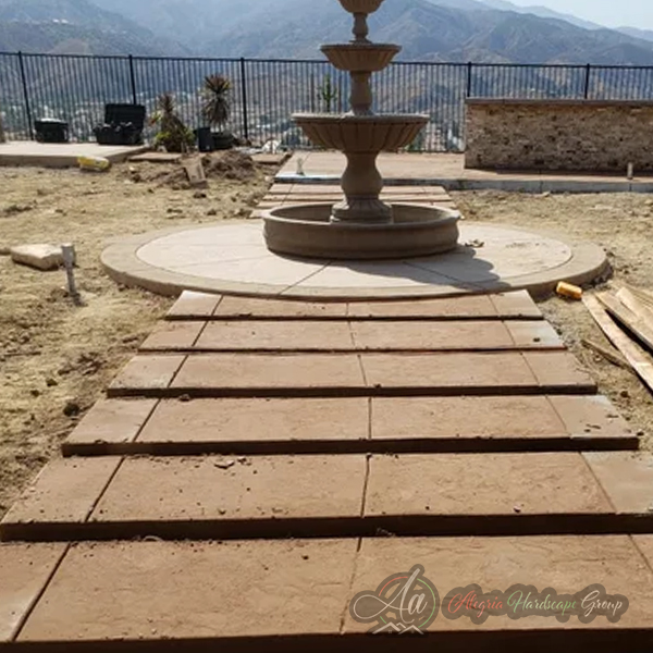 Premium outdoor living design by Alegria Hardscape Group